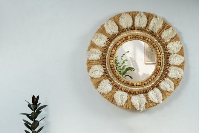 MIRAL INDIA The Chic Aalavattam mirror