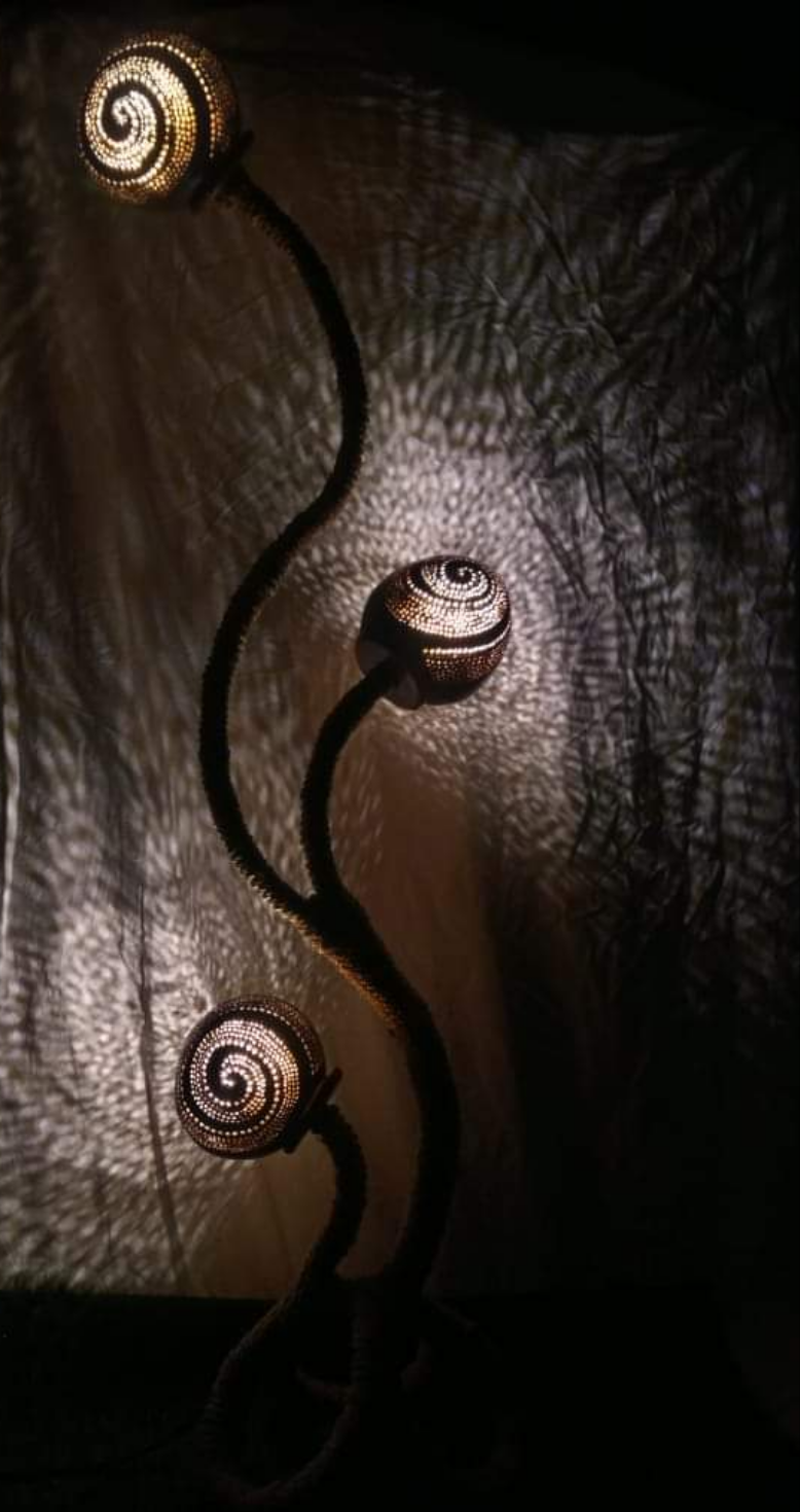 MIRAL INDIA 'Serpentina 1' Floor Lamp