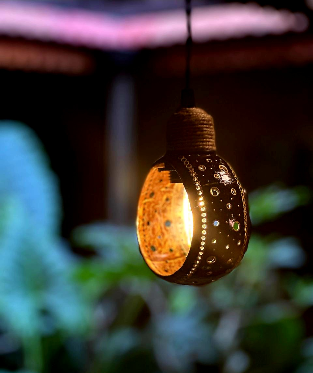 DOTS IN RING HANGING LAMP