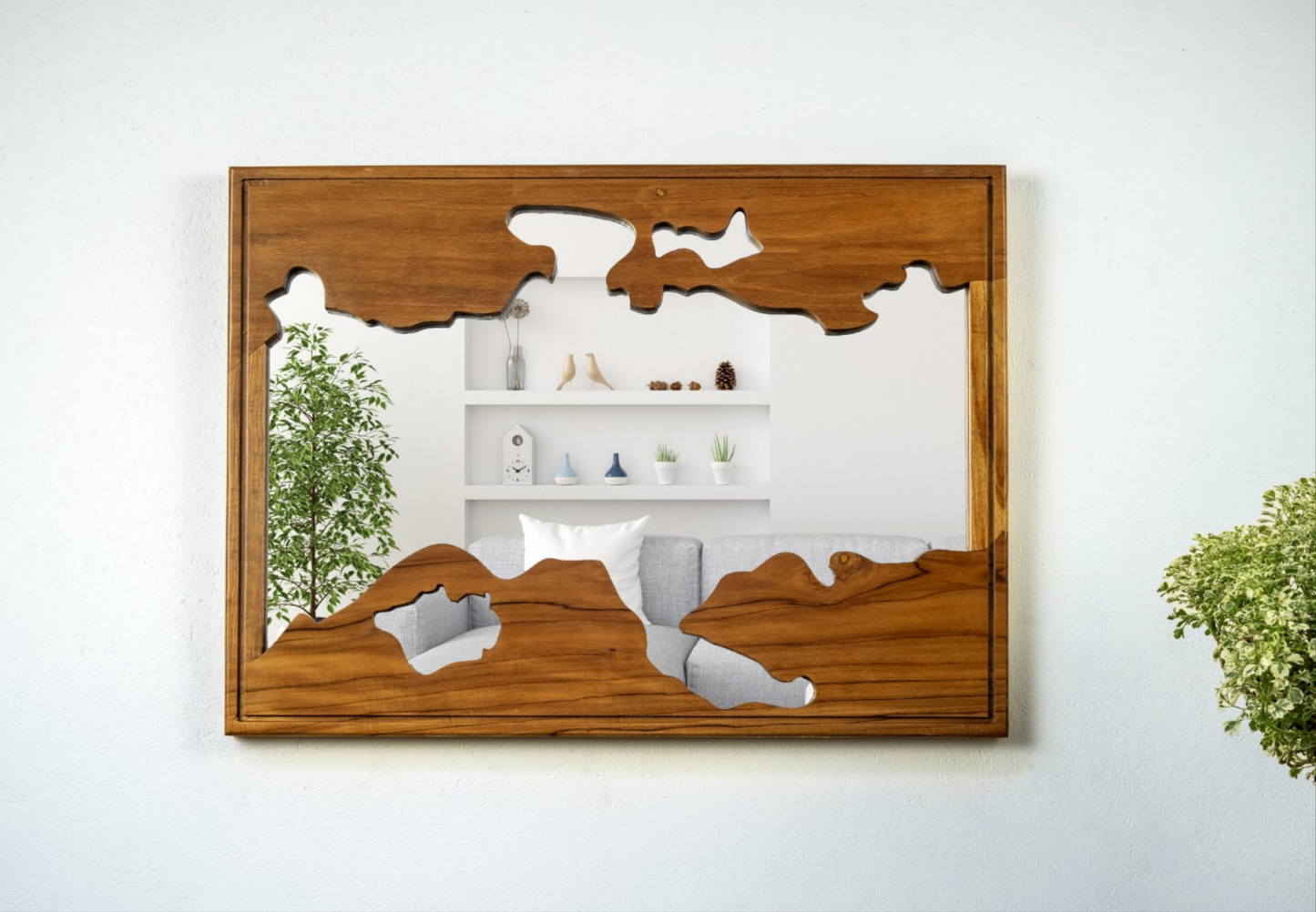 Miral India 'Map' River Mirror Series
