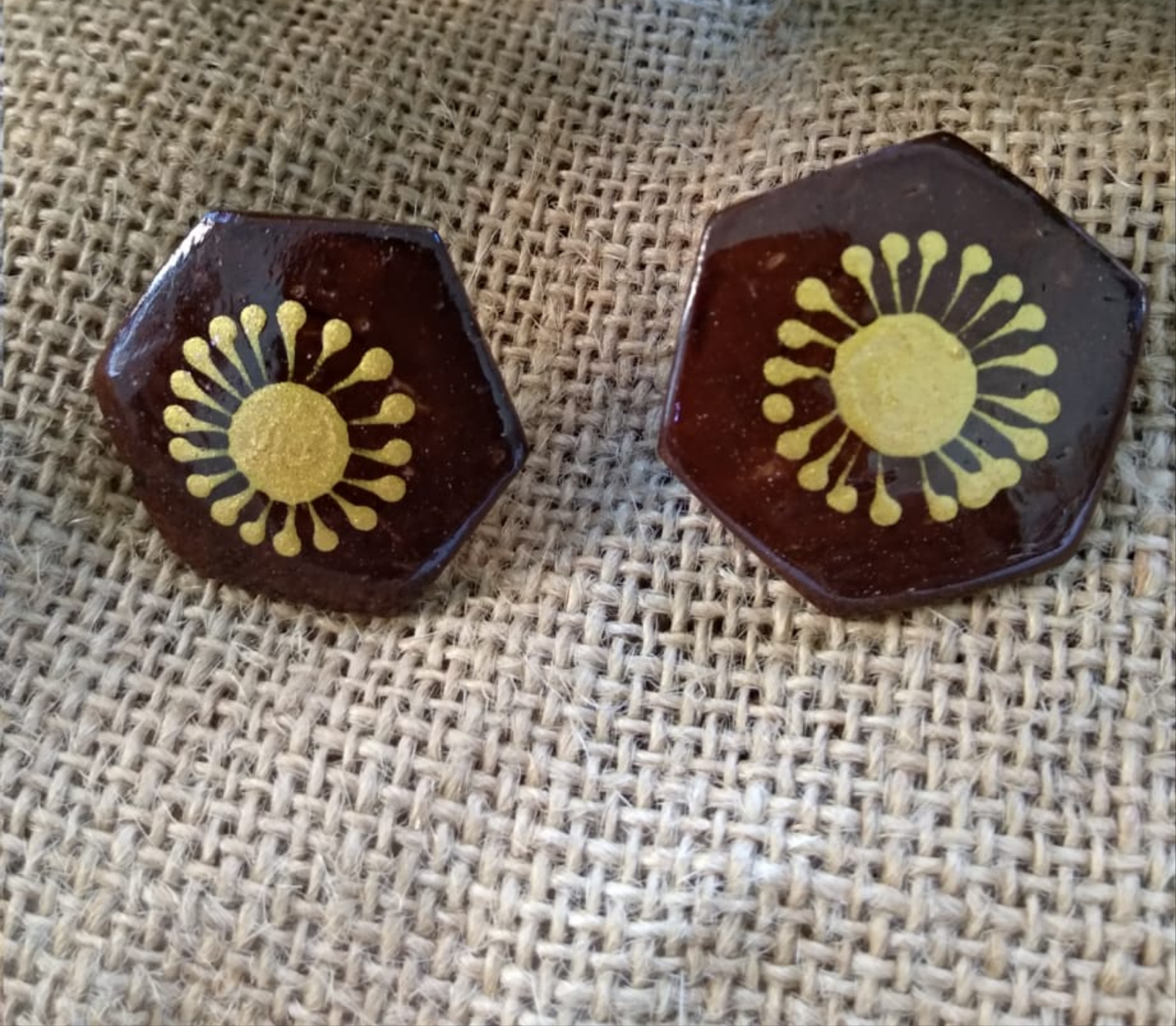 MIRAL INDIA HEXA EARRINGS