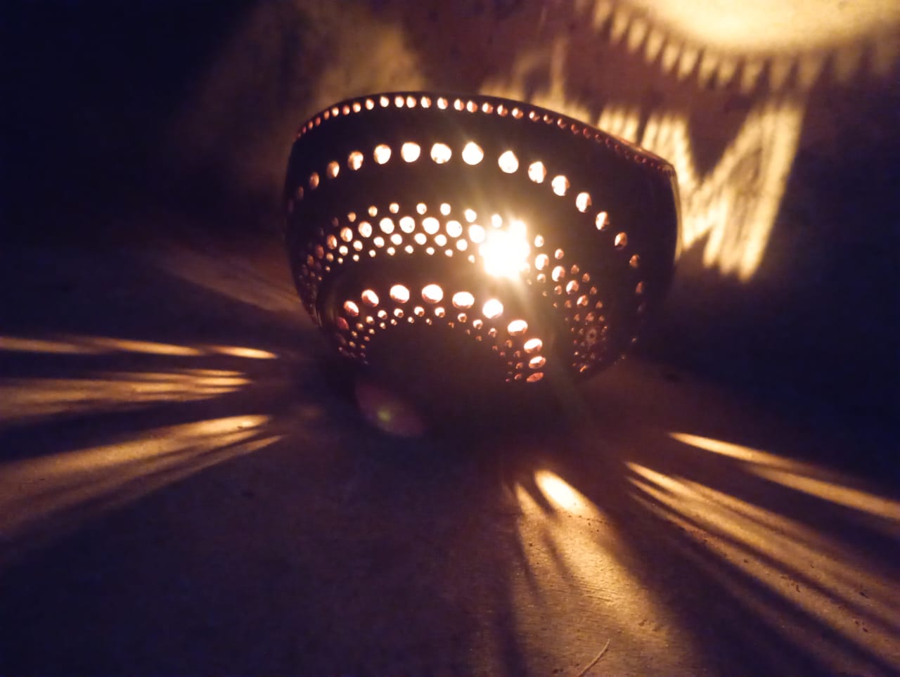 MIRAL INDIA COCOPERSONA (CORPORATE/PERSONALISED TEA LIGHT HOLDER WITH GHEE CANDLE)