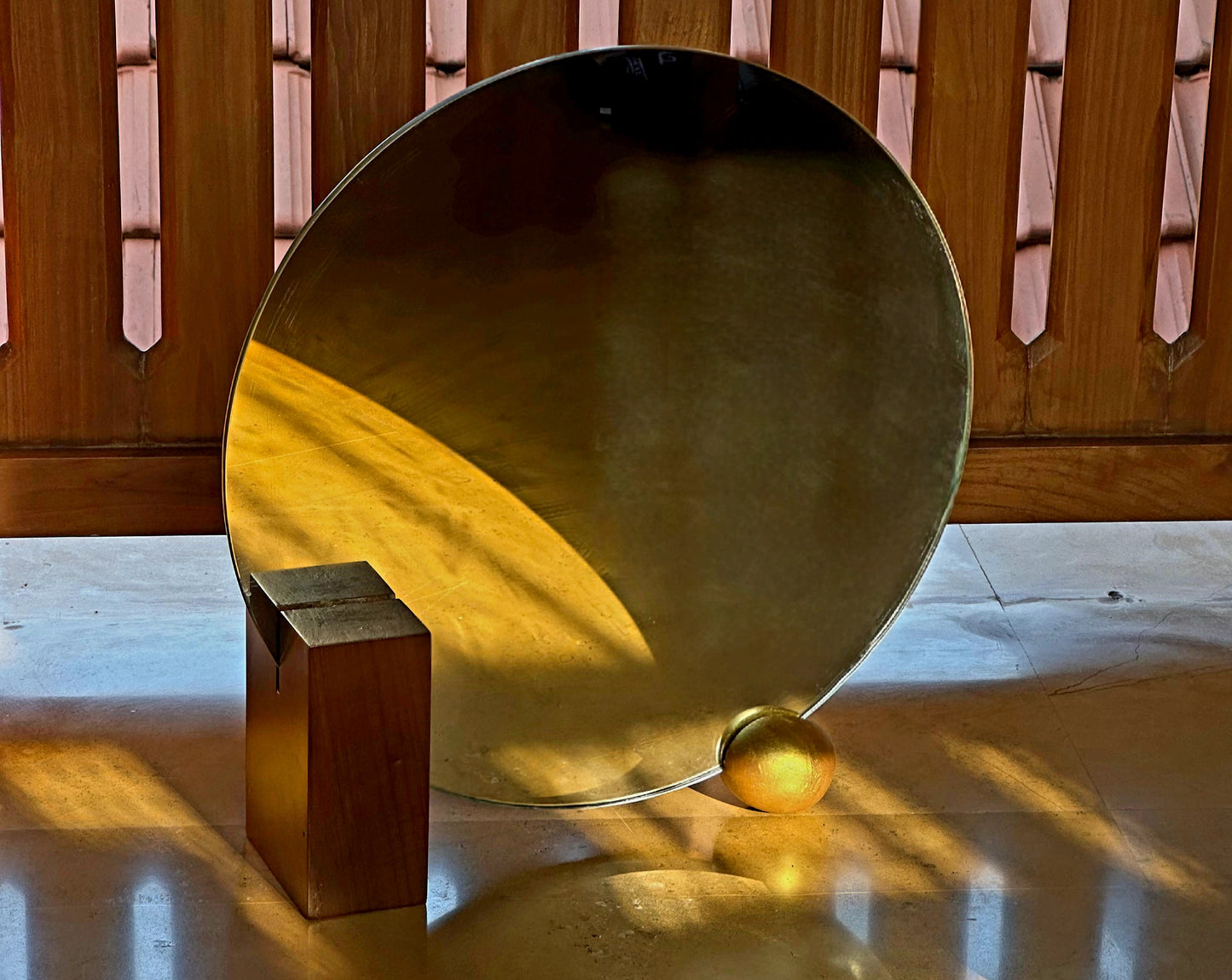 MIRAL INDIA CIRCLE MIRROR ORNAMENT - ROUND EDITION