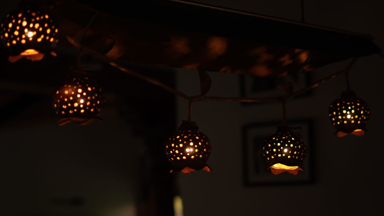 The 'Thullikal' Hanging Lamp