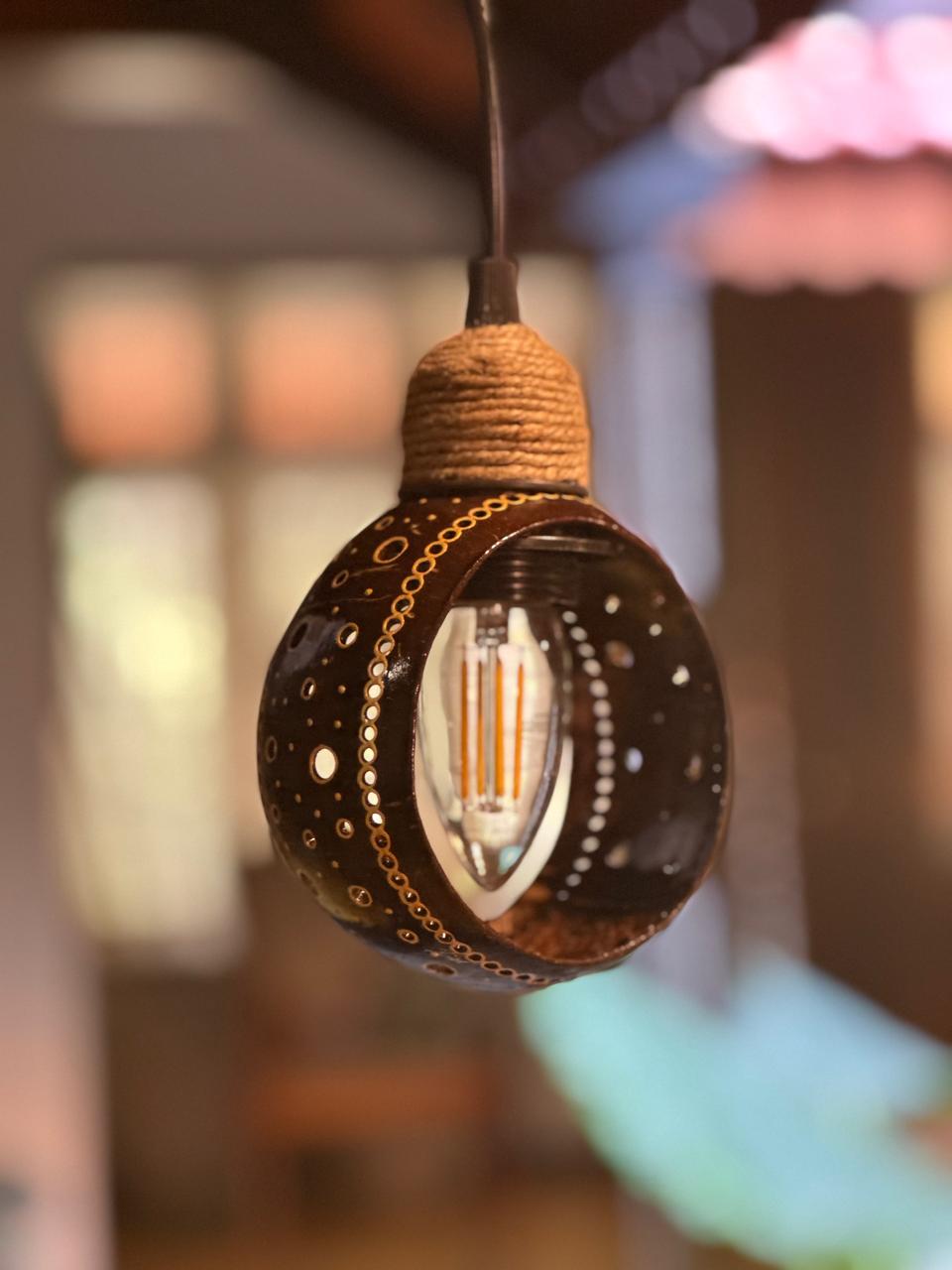 DOTS IN RING HANGING LAMP