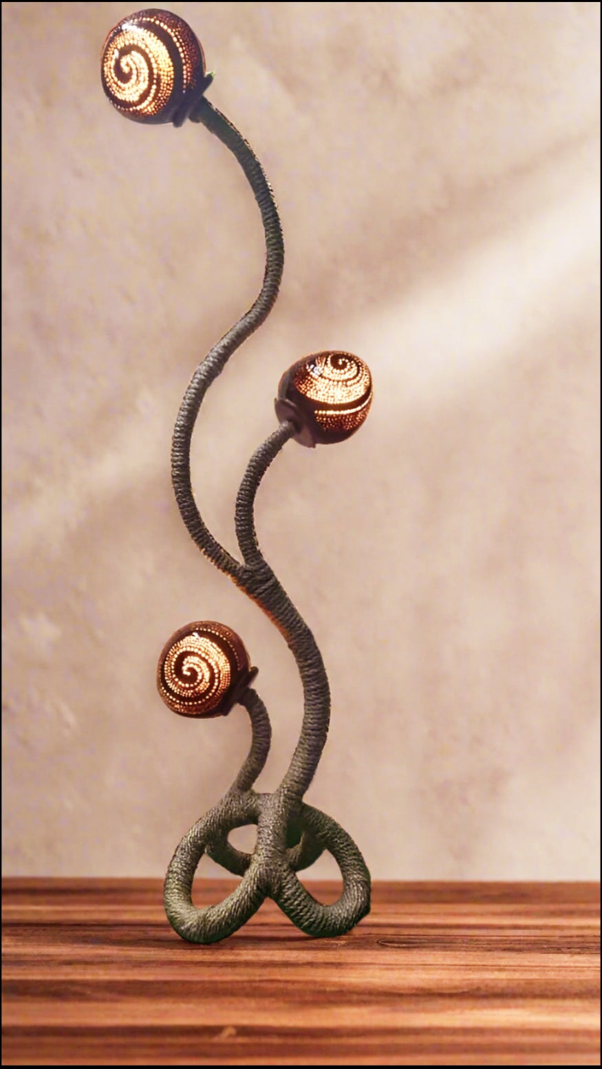 MIRAL INDIA 'Serpentina 1' Floor Lamp