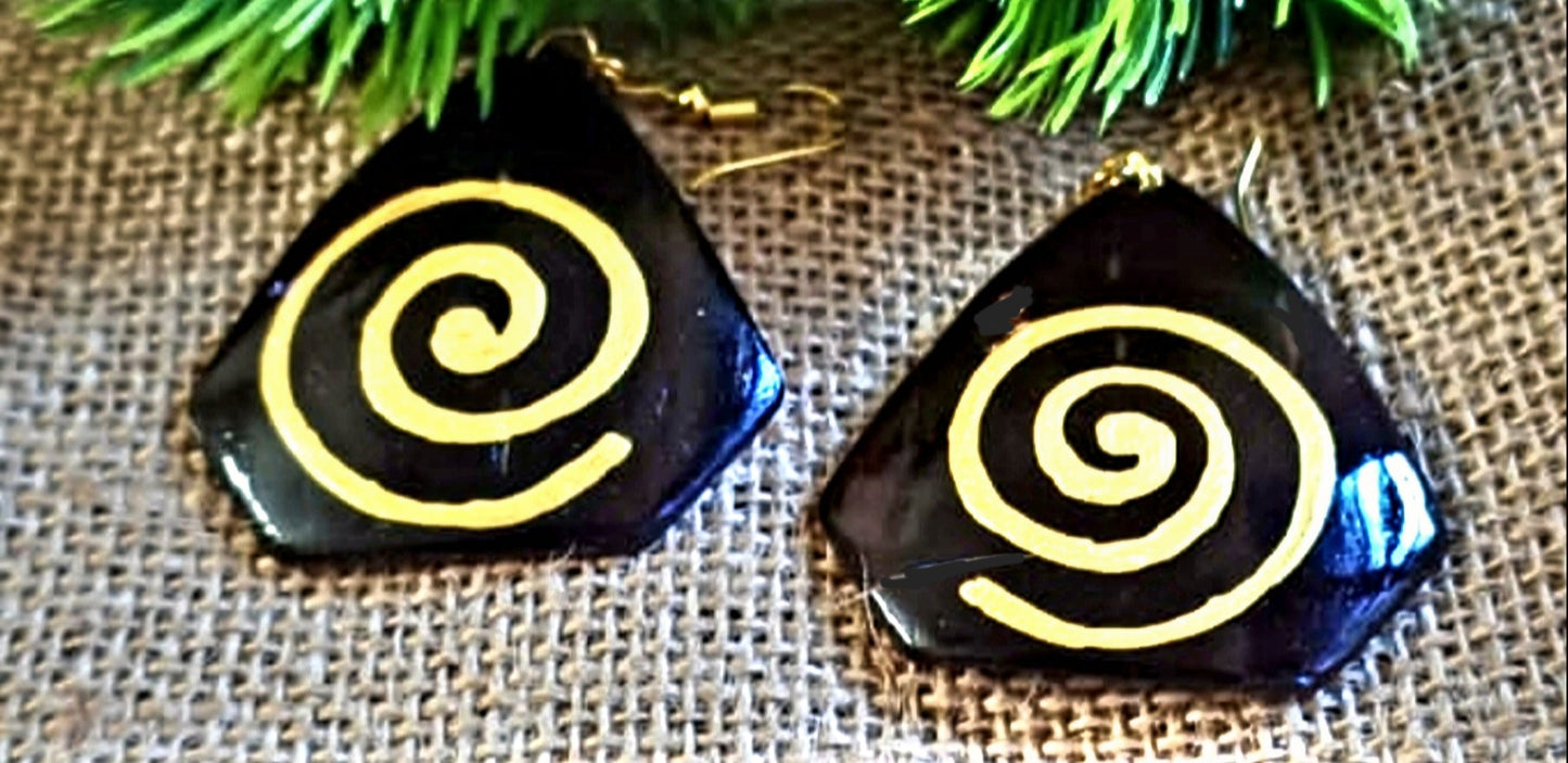 MIRAL INDIA COCOSWIRLS EARRINGS