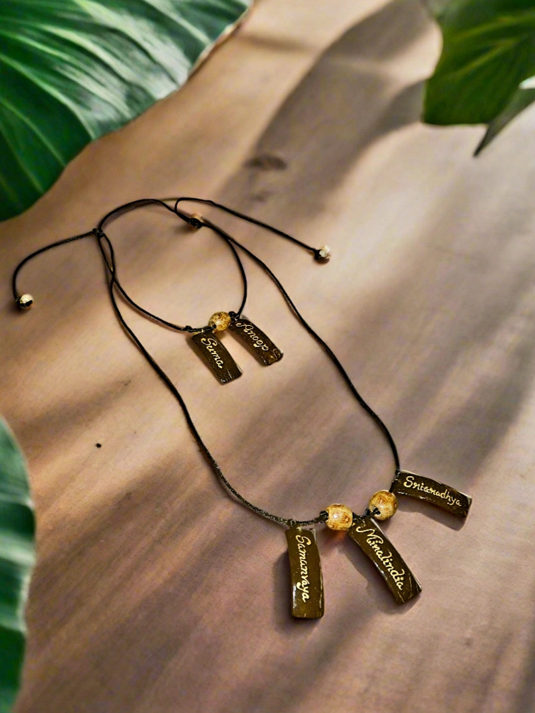 MIRAL INDIA Customised "pendant set of unity"