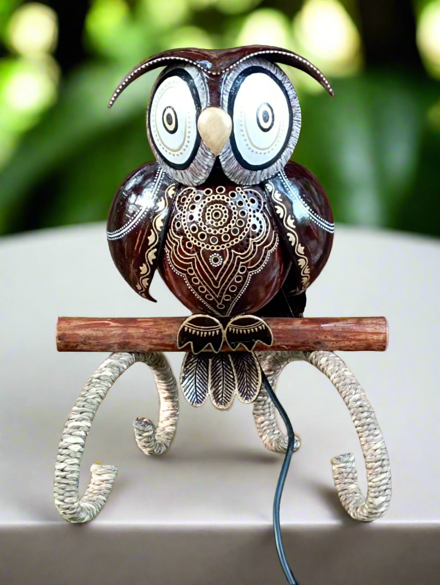 MIRAL INDIA GOOD CHARMS OWL TABLE CUM HANGING LAMP
