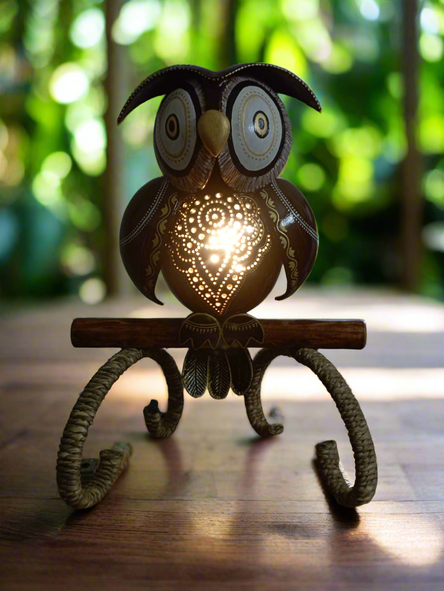 MIRAL INDIA GOOD CHARMS OWL TABLE CUM HANGING LAMP