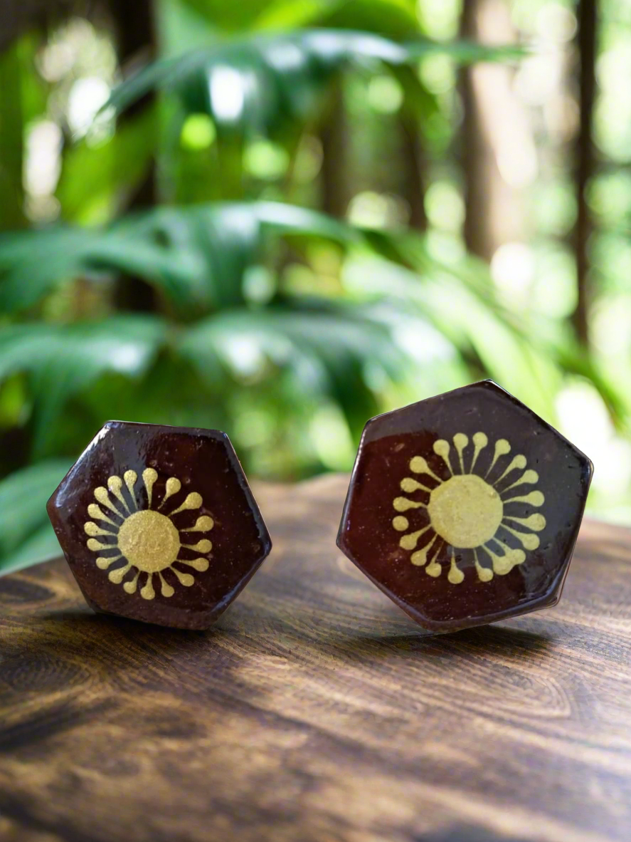 MIRAL INDIA HEXA EARRINGS