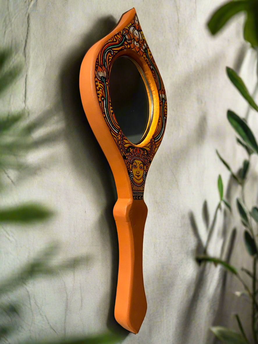 MIRAL INDIA Narthaki Valkannadi Kerala Mural art Mirror (Medium series)
