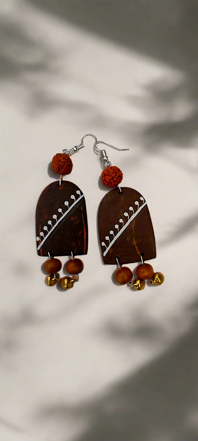 MIRAL INDIA SLIM JHUMKA EARRINGS