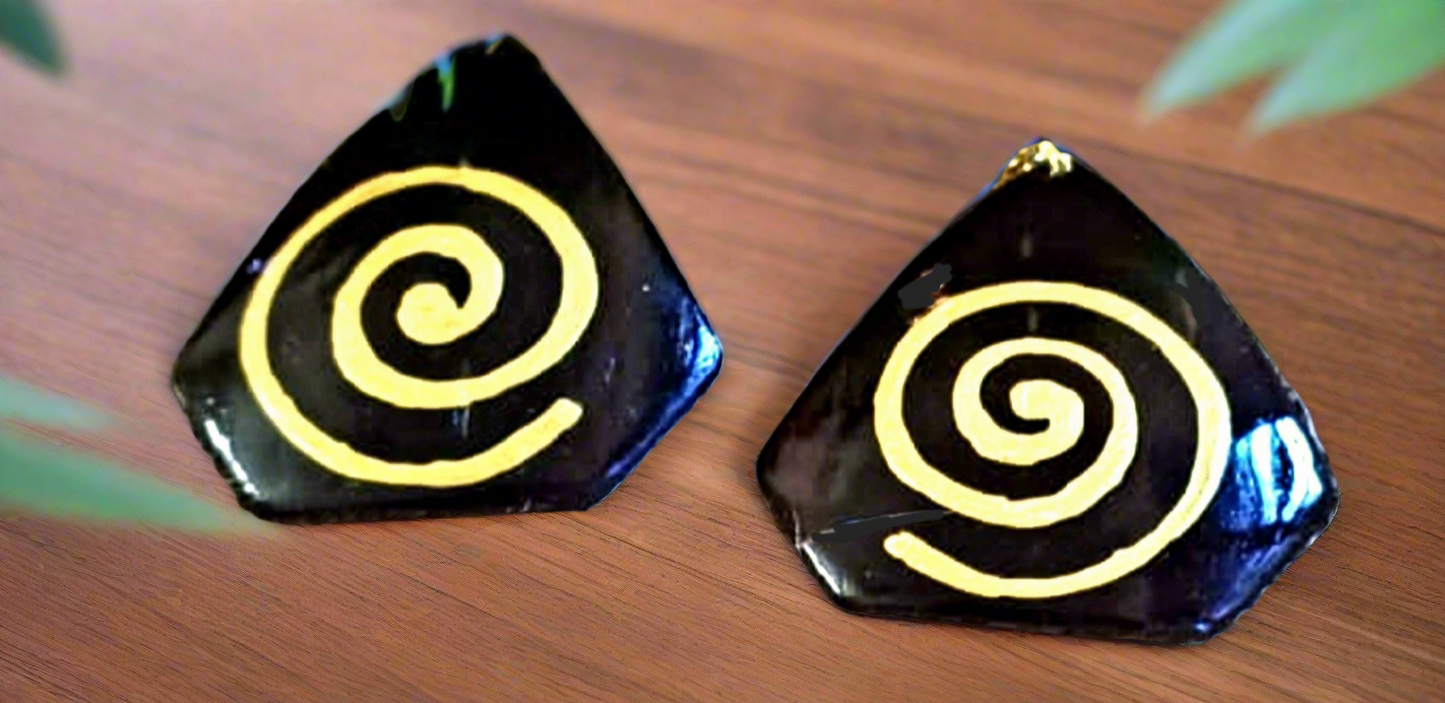 MIRAL INDIA COCOSWIRLS EARRINGS