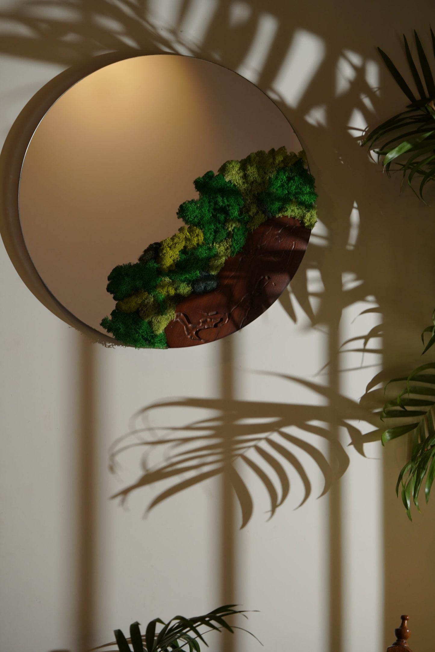 Mozart Moss Art Mirror