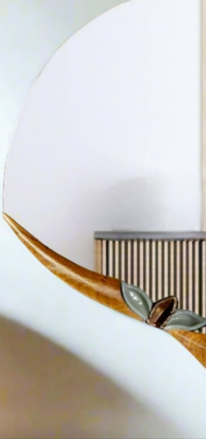 Sculptura 2D Mirror  Edition 4 [ Large Light Brown Grey Series]