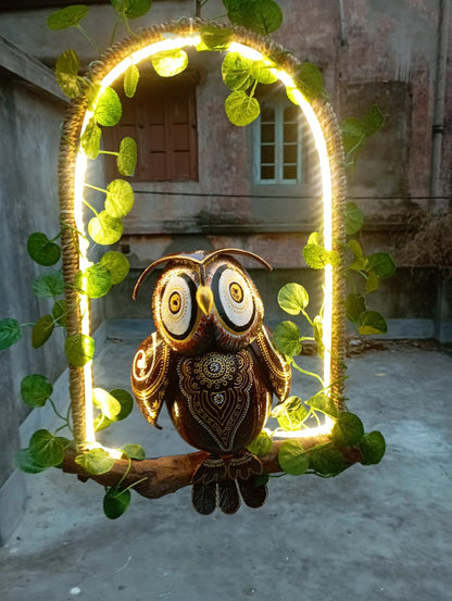 LUCKY CHARM OWL HANGING LAMP