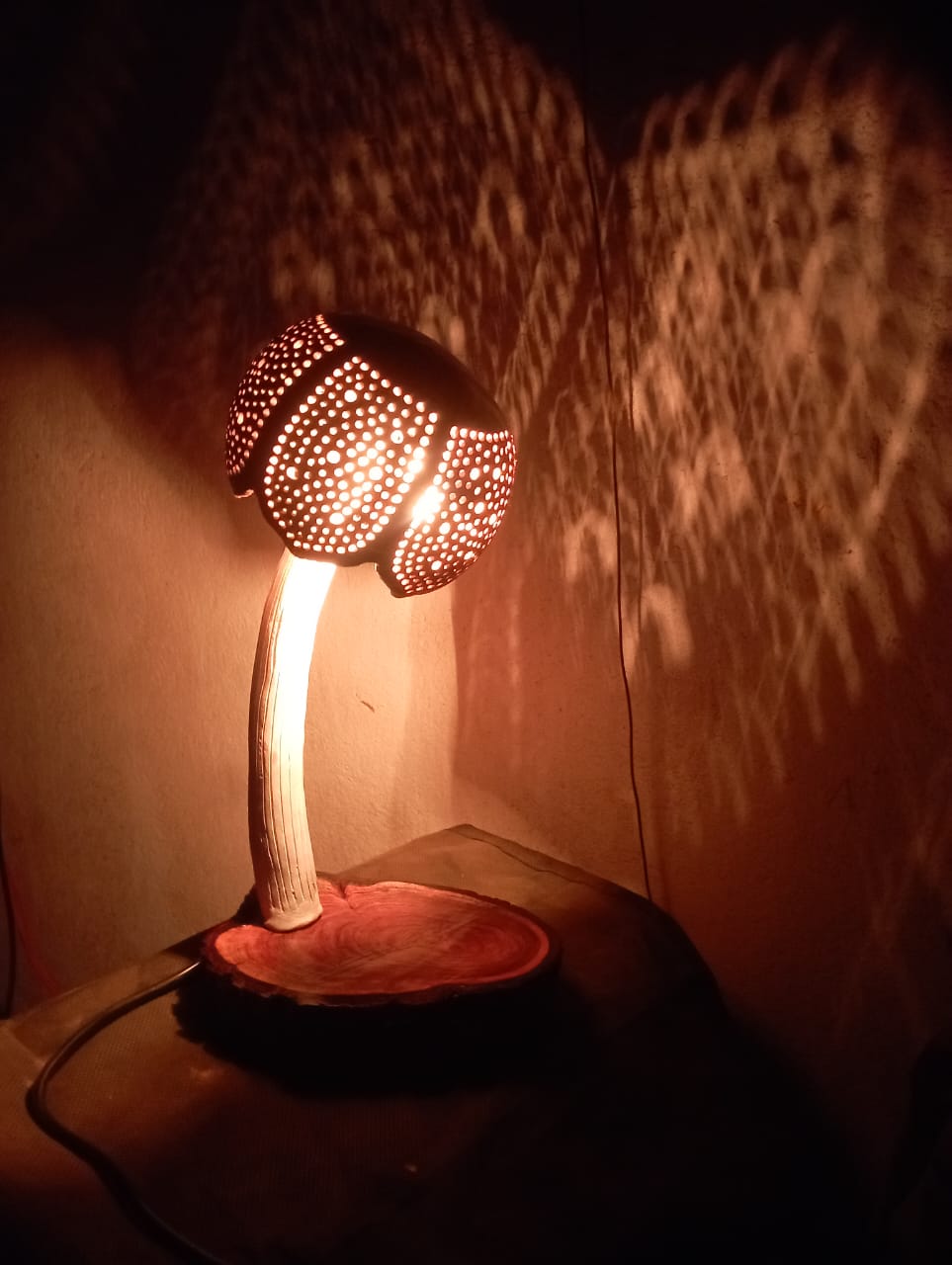 Mushroom Firy Table Lamp