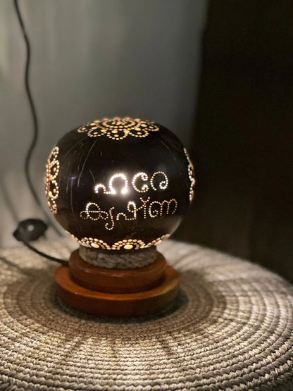 MIRAL INDIA 'NAME IN LIGHTS' TABLE LAMP