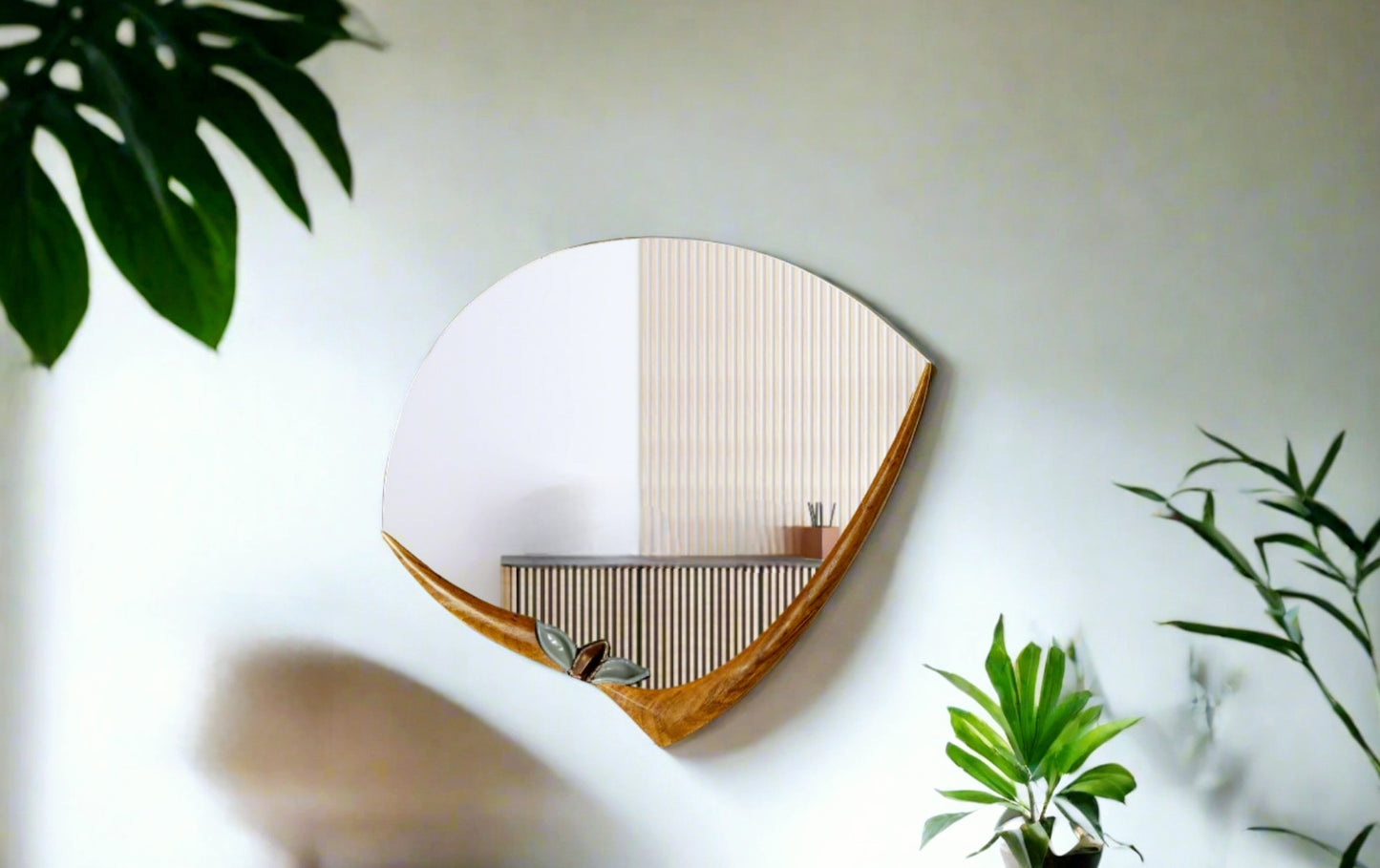 Sculptura 2D Mirror  Edition 4 [ Large Light Brown Grey Series]