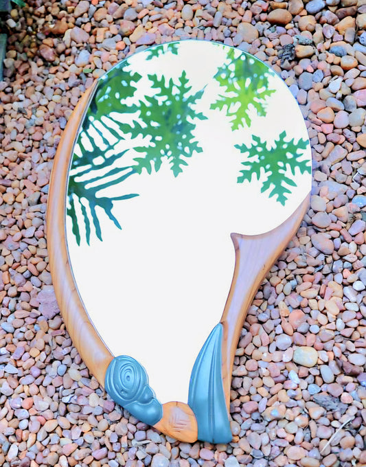 Sculptura 2D Edition 1 mirror (large light brown blue series)
