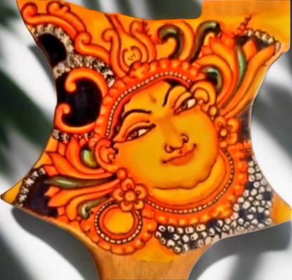 Narthaki Kerala Mural Vaalkannaadi Mirror