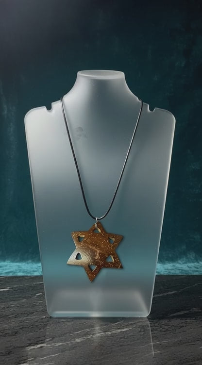 Star of David unisex pendan