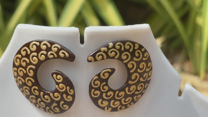 MIRAL INDIA TRIBAL SPIRAL PENDANT SET