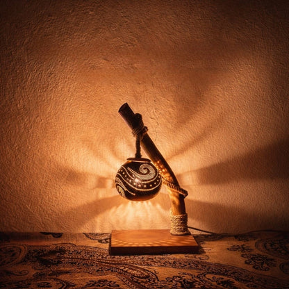 coconut shell lamp 