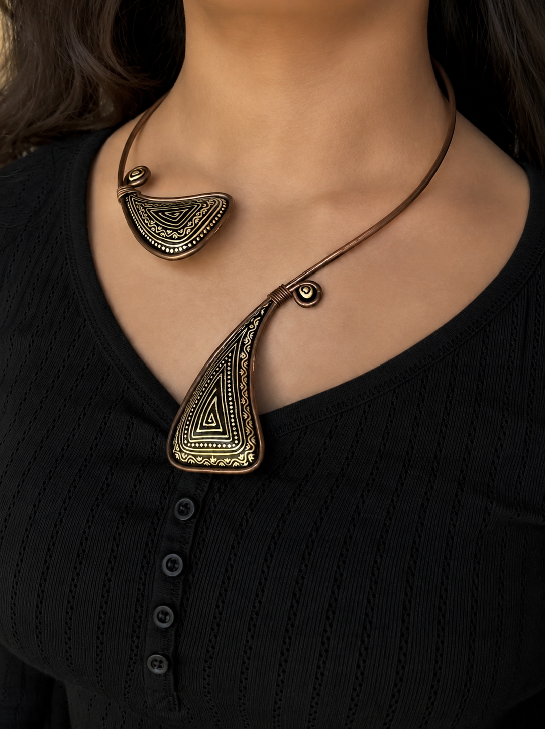 MIRAL INDIA MUGHAL COLLAR NECKLACE  SET