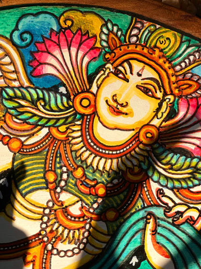 "KANYAKA" KERALA MURAL ART MIRROR