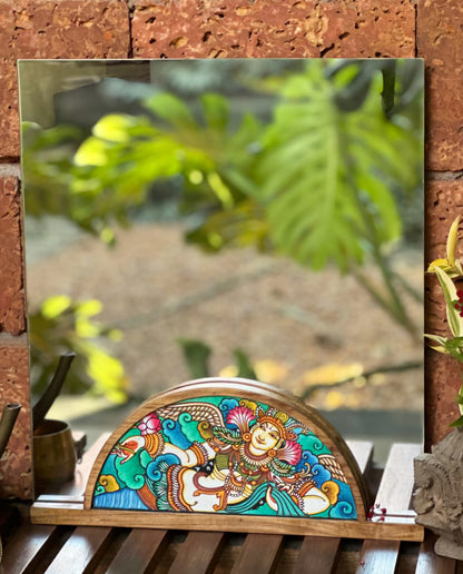 "KANYAKA" KERALA MURAL ART MIRROR